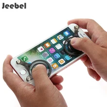 Jeebel 2 pcs Joysticks Jogo Mini Anti-slip Zero Tela de Toque do Smartphone Pad Joystick Joypad Do Jogo Para PUBG Móvel corridas de FPS TPS