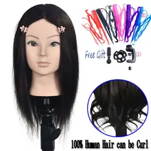 Mannequin Hair Head 100 Natural Human Hair Training Permed Styling Dye Bleach Practice Training Head Manikin Head Hairdressing Mannequin Hair Head 100 Natural Human Hair Training Permed Styling Dye Bleach Practice Training Head Manikin Head Hairdressing