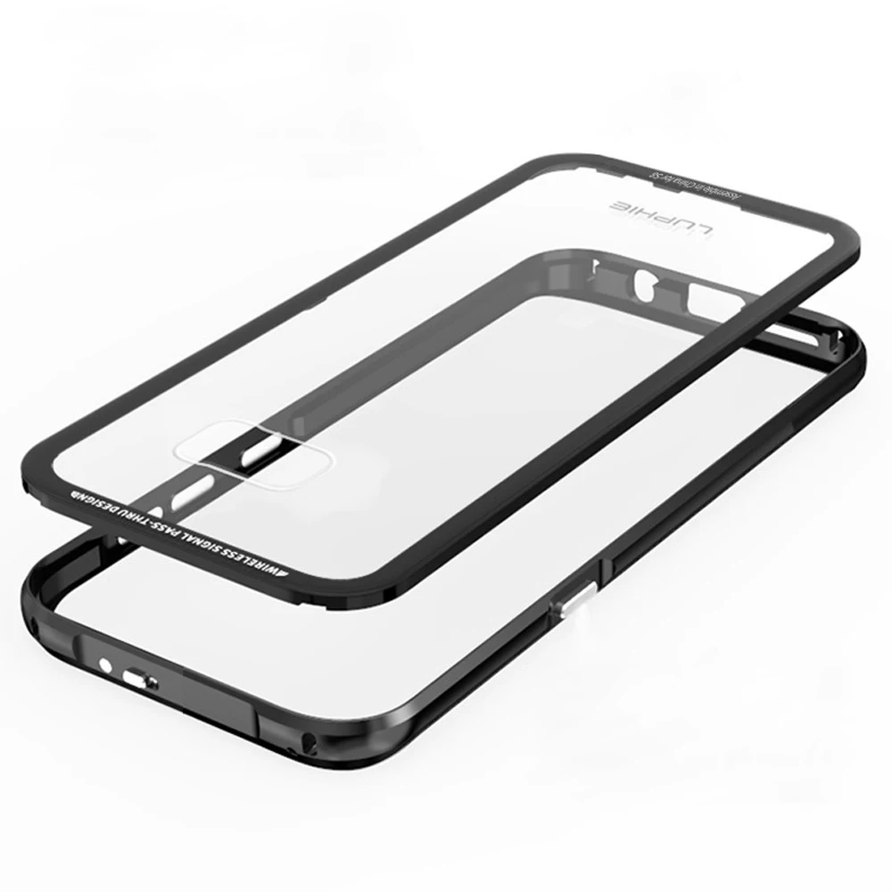 imágenes para Caja Del Teléfono de lujo de Parachoques del Metal de la sfor Samsung S8 Caso Más Transparente delgado Caso de La Cubierta de La Galaxia de la sfor Samsung Galaxy S8 S8 Más coque imágenes para Caja Del Teléfono de lujo de Parachoques del Metal de la sfor Samsung S8 Caso Más Transparente delgado Caso de La Cubierta de La Galaxia de la sfor Samsung Galaxy S8 S8 Más coque