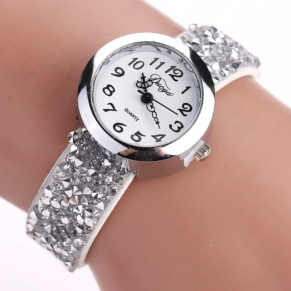 

Sloggi brand luxury New Casual Women Watch Leather Wrist Watch Strap Fashion Women Quartz Bracelet Watch reloj pulsera mujer