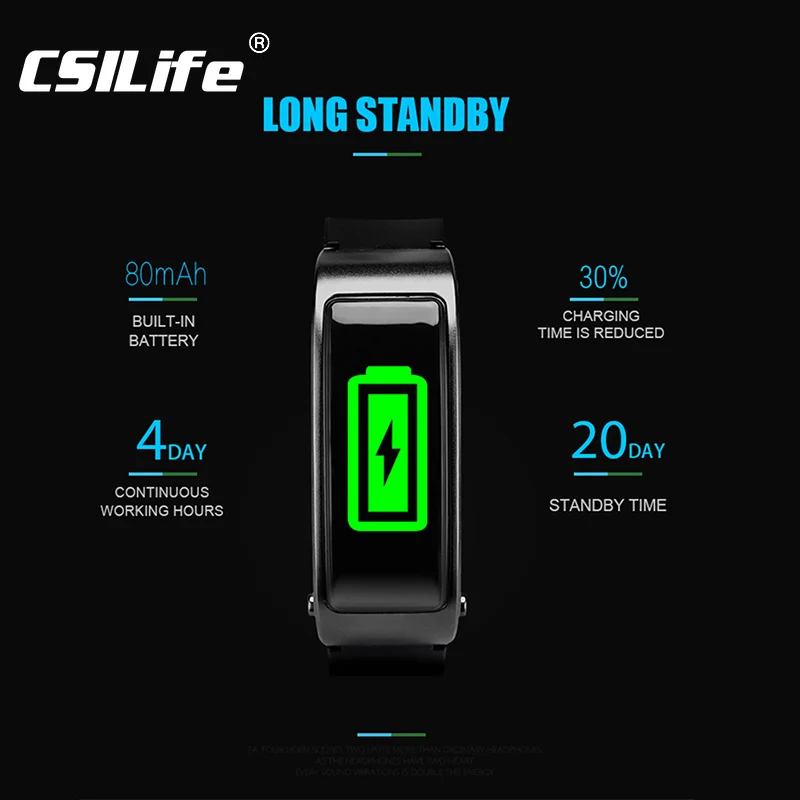 CSILife Bluetooth Y3 гарнитура обсуждение браслет пульсометр спортивные часы Smart band