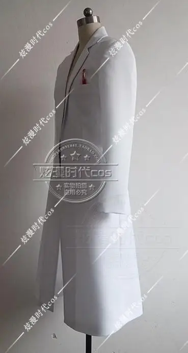 Горячая Распродажа Аниме! Костюм для косплея Steins Gate Okabe Rintarou, длинная куртка, белая куртка, костюм, новинка