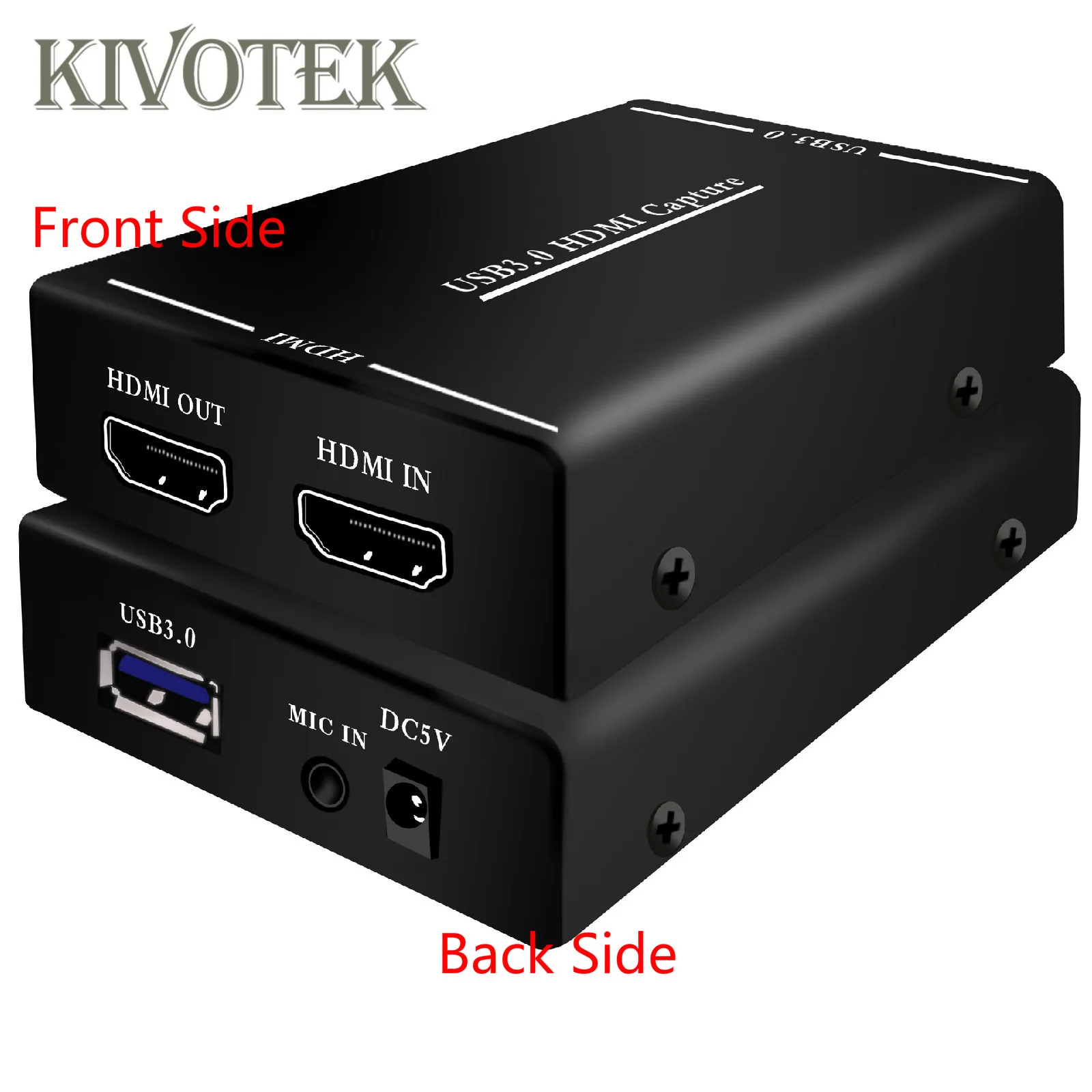 

HDMI USB3.0 HD Video Capture Card Adapater Female Connector for PS4 Switcher XBOX Computer Game Mobile Game Live Free Shipping