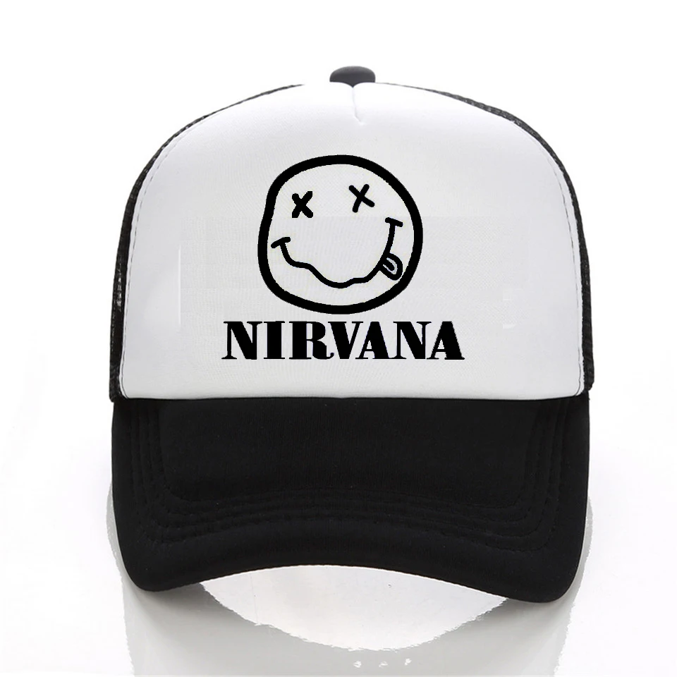 Prix pour 2017 Mode Harajuku Casual Femmes de cap Punk Rock NIRVANA Coton casquette de baseball Occasionnel poleras Snapback Chapeau Femmes Cap Prix pour 2017 Mode Harajuku Casual Femmes de cap Punk Rock NIRVANA Coton casquette de baseball Occasionnel poleras Snapback Chapeau Femmes Cap