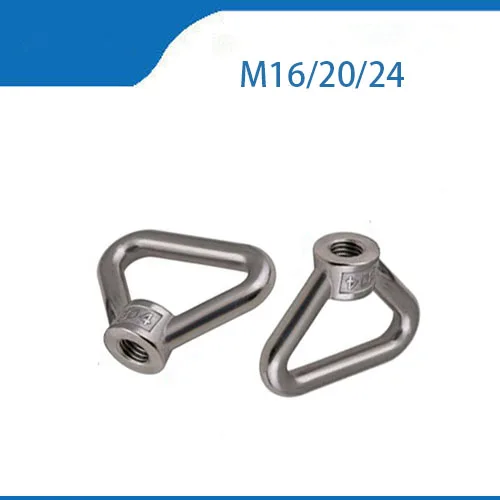 

M16 M20 M24 304 Stainless Steel Metric Thread Triangle Ring Nut Marine Lifting Eye Nut Fastener