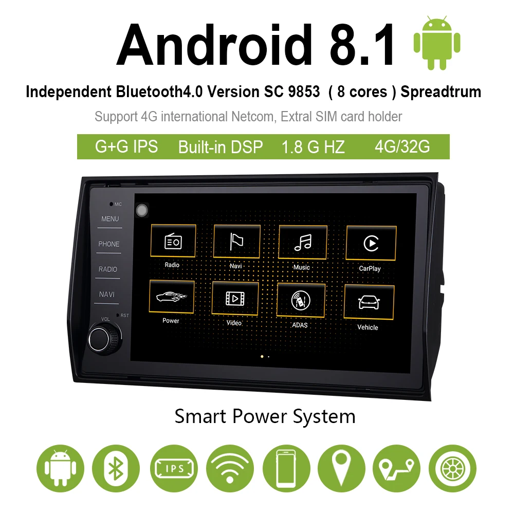 Clearance Car radio navigation car multimedia video android 8.1 car dvd for VW Skoda KODIAQ 2015-2018 9" 8 core 2G/32G Car Radio GPS 1