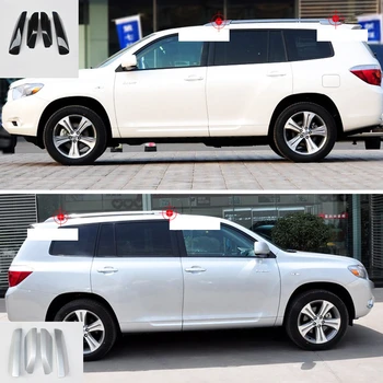

For Toyota Highlander Kluger 2008 2009 2010 2011 2012 2013 Car Top Roof Rack Rail End Cover Shell Replacement 4pcs Car Styling