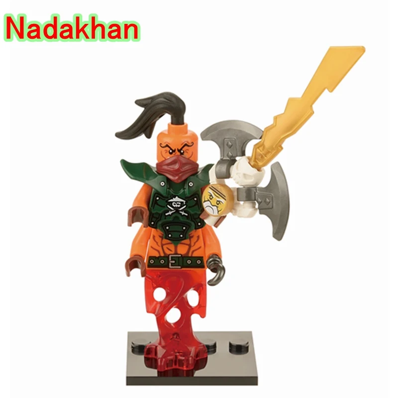 

Nadakhan Tiny Dolls Single Legoing Ninjagoings Super Villains Pirate Model & Building Block Toy for Children Gift XH243 Legoings