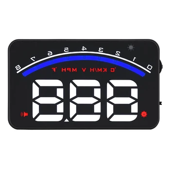 

Car Head Up Display 3.5" Screen OBD2 M6 HUD RPM Digital Car Speedometer Car styling Vehicle Speeding Warning Water Temperature