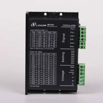 

MC542 stepper driver 2phase 4.2A stepper motor controller fit with nema23 stepper motor replace DM542 support MACH3 cnc
