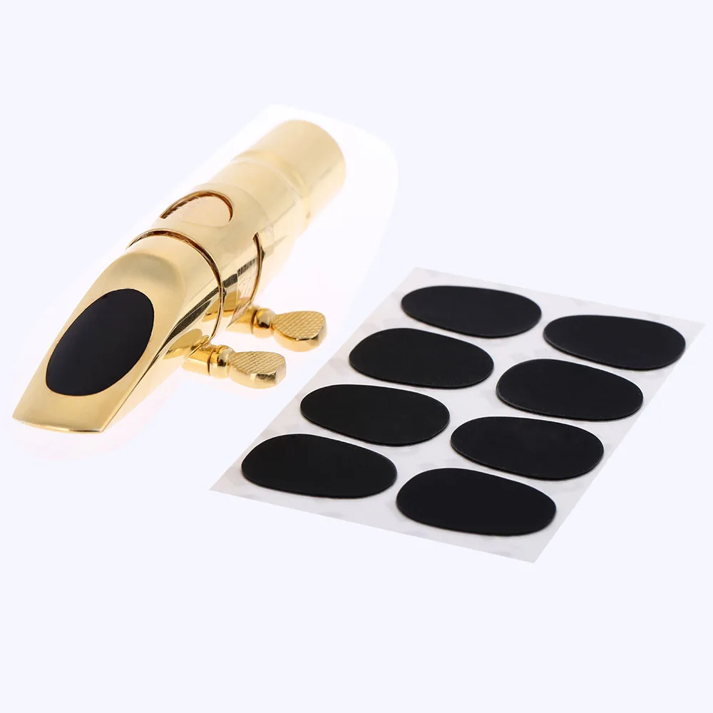 

High Quality 8pcs Mouthpiece Patches Pads Cushions 0.3mm for Alto Tenor Sax Saxophone