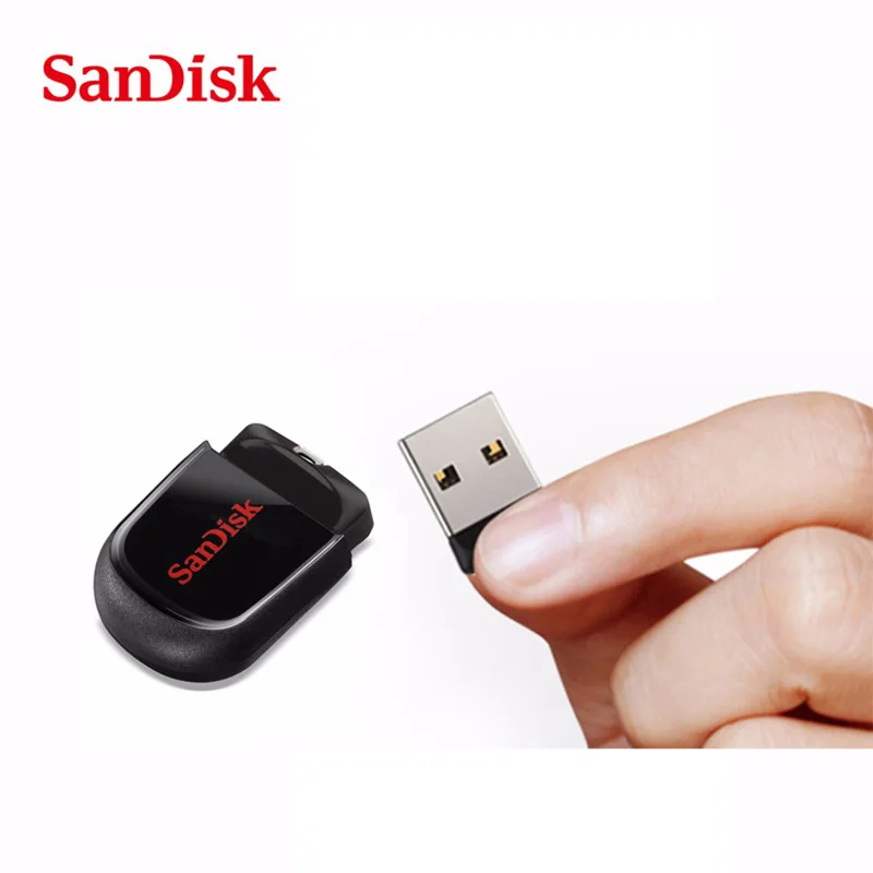 SanDisk супер мини металлический usb флэш-накопитель 64 ГБ 32 ГБ 16 ГБ флэш-накопитель портативный 128 Гб карта памяти Флешка для хранения флэш-диск