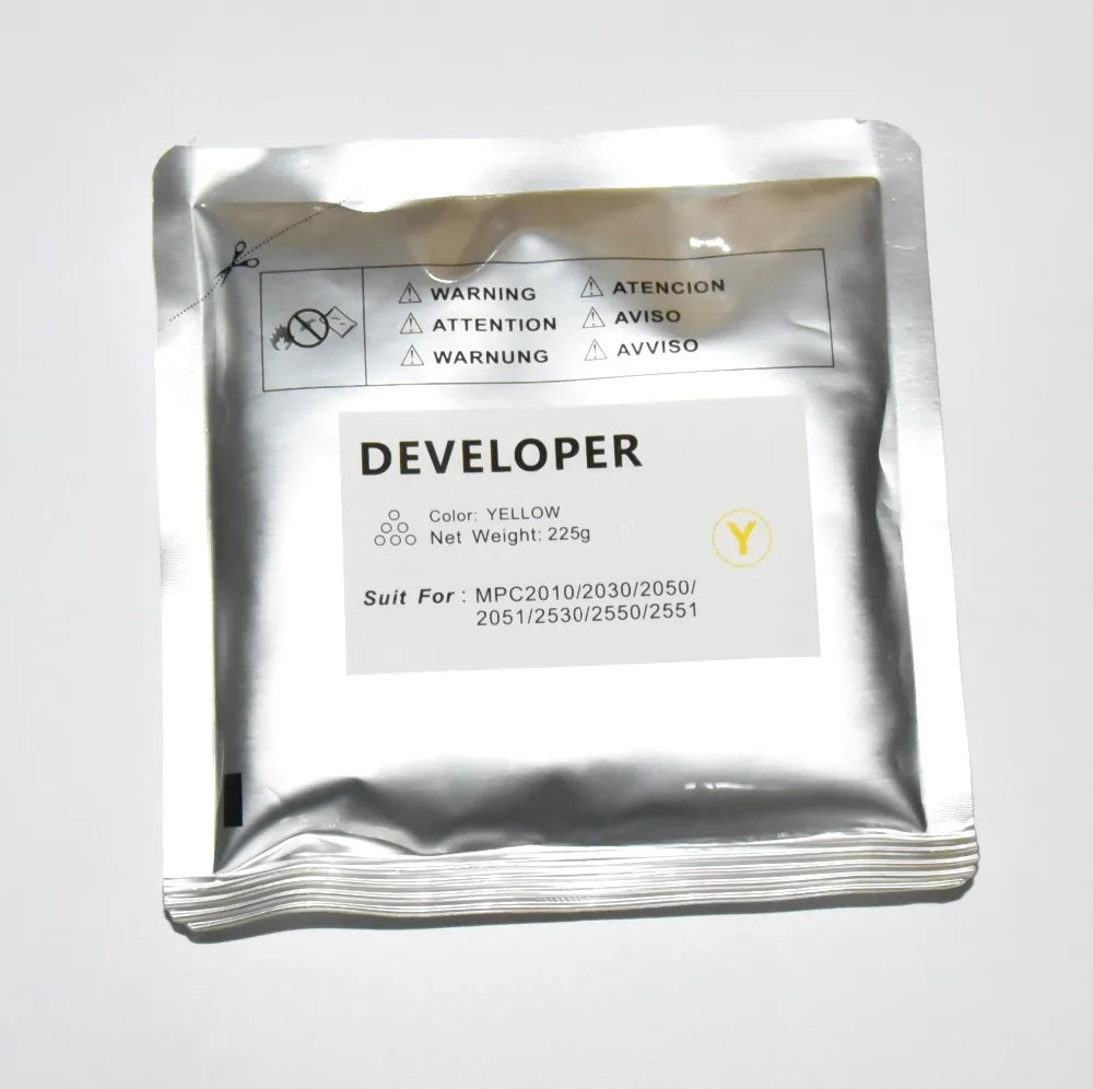 225G 4PC set new copier color developer compatible for Ricoh MPC3503 Carrier 2003 2503 3003 3503 5503 6003 Copier carrier KCMY (2)