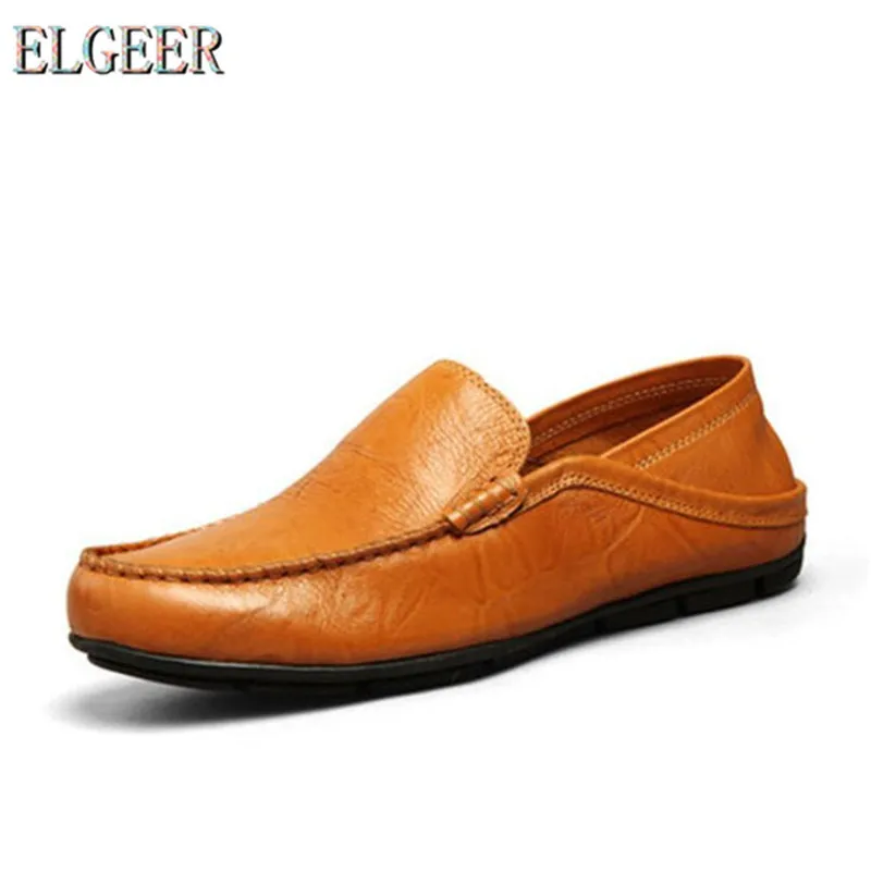 ELGEER/ г.; новые весенне-осенние туфли в горошек; кожаная мужская повседневная обувь; модные британские кроссовки для ног; мужская обувь