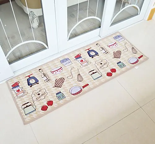 Милые кухонные коврики, дизайнерский мультяшный дверной коврик, коврик для гостиной