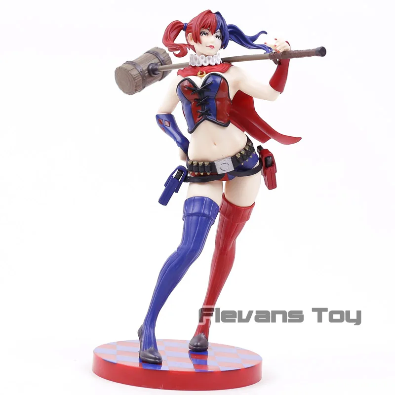 DC Comics Bishoujo Statue Harley Quinn 52 Ver. PVC Sexy Figure Doll Collection Model Toy Figurine