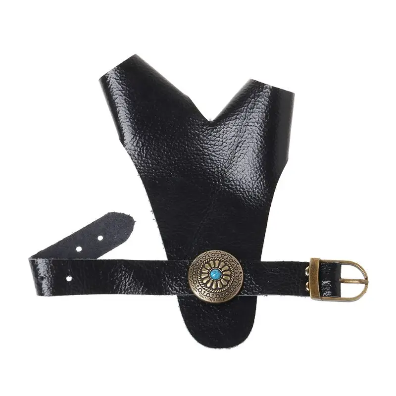

Archery Finger Guard Shooting Hunting Faux Leather Hand Protector Compound Bow Arrow Protection Supply