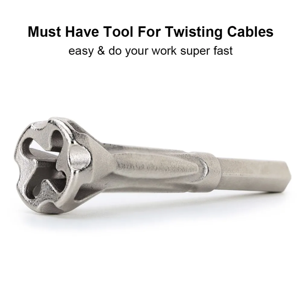 2.5-4/4-6 Square Universal Wire Twisting Tool Electrical Cable Quick Connector Automatic Twist 5 Wire Stripping Stripper Twister