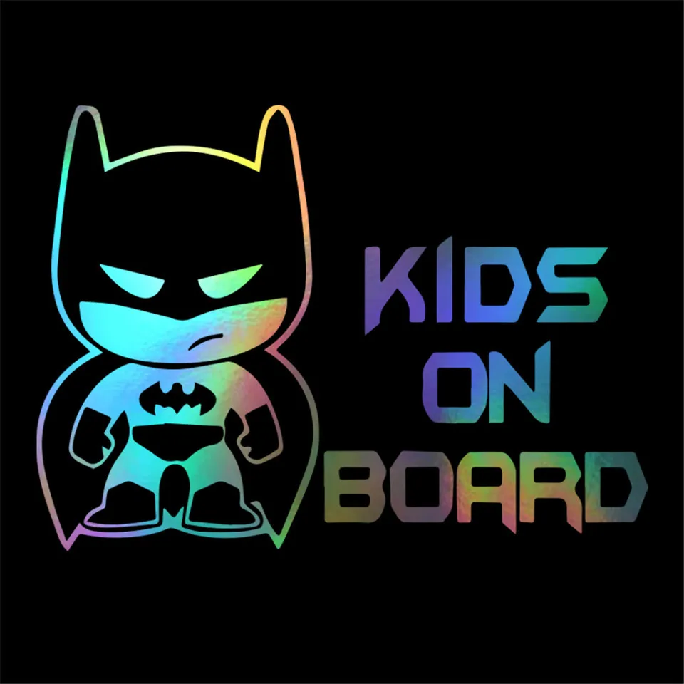 Kids Baby On Board Car Sticker Funny Car Decal Reflective Laser 3D Car Stickers Vinyl Car Styling Decoration stickers 1913 (8)
