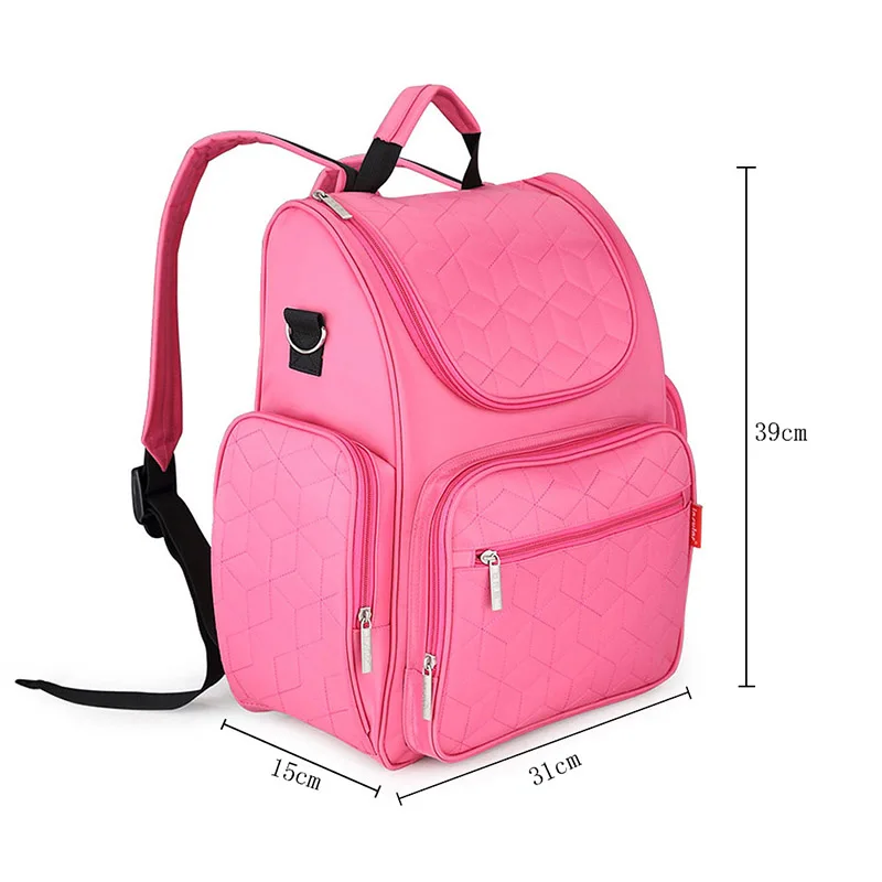 

New Multi-function Mummy Bag Double Shoulder Large Capacity From Mother to Child Backpack Waterproof Backpack Baby carriage bag