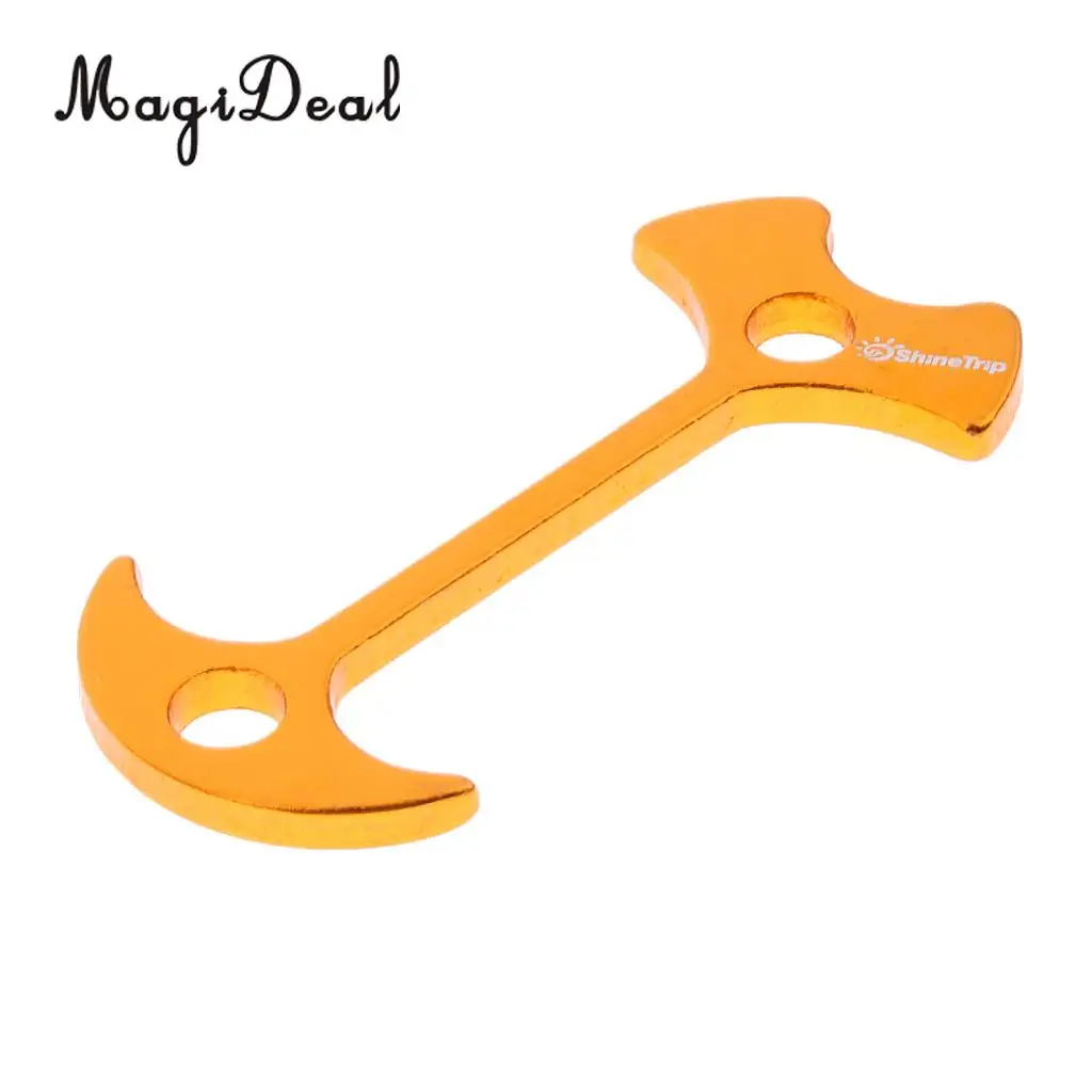 5pcs Alloy Tent Anchor Guy Line Runners Rope Nails Gallery Road Deck Awning