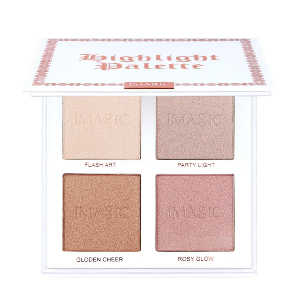 

4 Colors Face Makeup Concealer 10.3X10.3X1.3cm Long-lasting Waterproof Moisturizing concealer Foundation Palette Creamy cosmetic