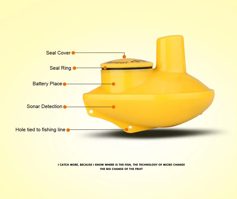 Deeper Findfish FFW718 Wireless Remote Sonar Sensor FishFinder Depth Sounder Alarm 125KHZ Water Depth Electronic Fishing Lure (13)