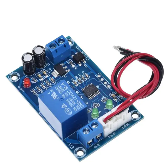 XH-M203 Full Automatic Water Level Controller Pump Switch Module AC/DC 12V Relay - Image 4