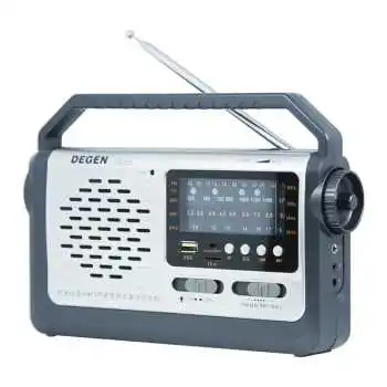 Mp3 плеер Degen DE320 2 в 1 FM/MW/SW радио портативный многодиапазонный коротковолновый