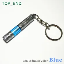 1 шт., удобный автомобильный антистатический брелок для ключей, 5 цветов, латунный стержень с накаткой, хромированный