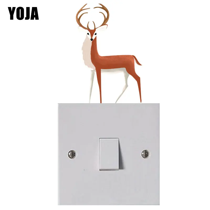 YOJA Forest Animal Deer Creative Design PVC Room Decorative Wall Decal For Kids Nice-quality 8SS1014 | Дом и сад