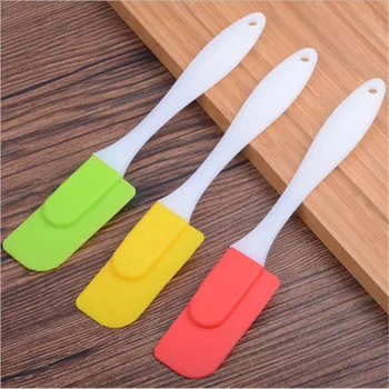 

1Pcs Pastry Tools Silicone Spatula Baking Scraper Cream Butter Handled Cake Spatula Cooking Cake Brushes Kitchen Utensil