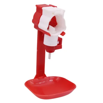 

20 Sets Combination Plastic Water Cup Stainless Steel Nipple Drinker Pipe Diameter 25mm Poultry Feeding Chicken House Supplies