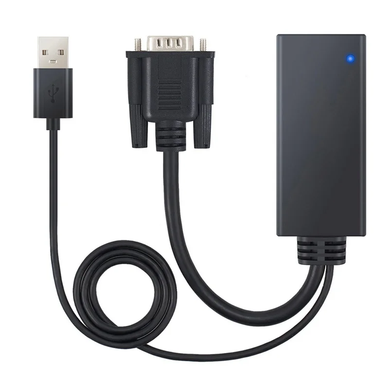  VGA a HDMI adattatore VGA maschio a femmina di HDMI VGA convertitore di HDMI cavo audio USB supplem
