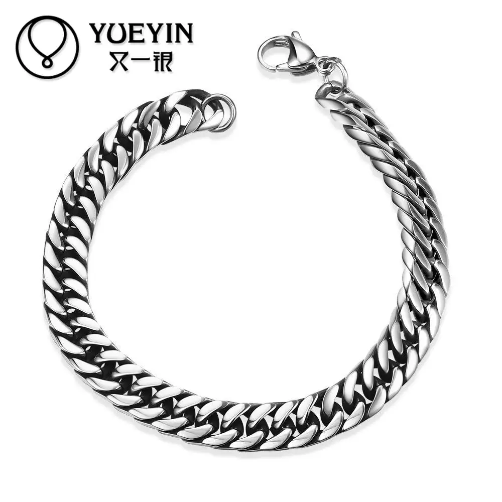 2016 New Design 17 32 Trendy 316L Stainless Steel Rock Punk Bracelets