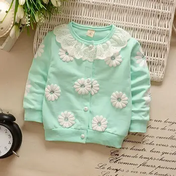 

New S-XL Kids Girls Flowers Sweatshirts Warm Coats Children Split Tops Clothing Jacket Hoodies Autumn Winter Candy Colors M1
