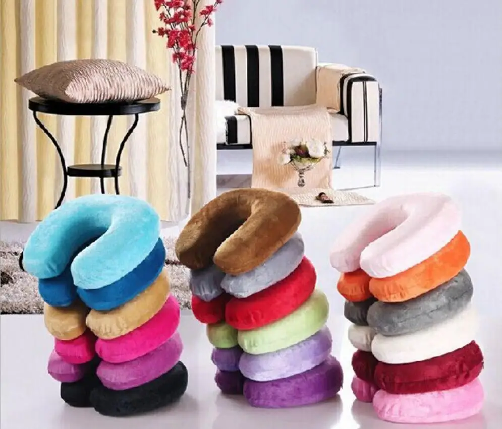 

3D Space Memory Foam Car Neck Pillow Head Restraint in The Car Headrest Pillow Automobile Auto Neck Pillow Leather