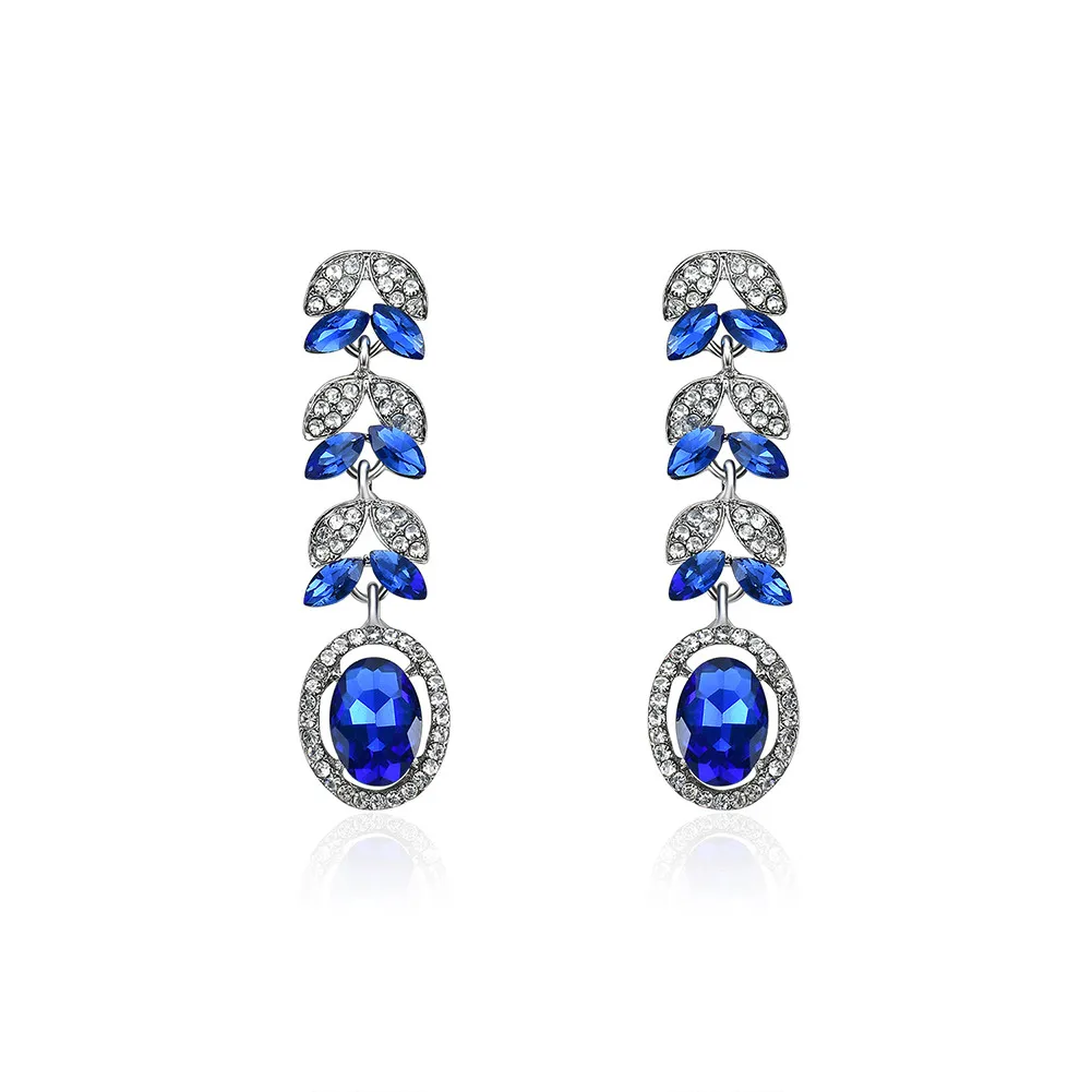 

Susenstone 2019 Charm Fashion Women Crystal Rhinestone Plated Ear Earrings Jewelry high quality