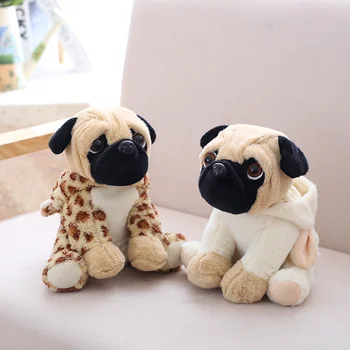 

2019 New Stuffed Simulation Dogs Plush Sharpei Pug Lovely Puppy Pet Toy Plush Animal Anime Plush Toy Children Kids Gifts 20cm