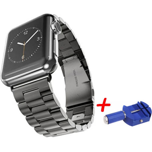Ремешок из нержавеющей стали для наручных часов correa apple watch band 4, 40 мм, 44 мм, браслет из звеньев, ремешок для наручных часов montre, металлический ремень - Цвет ремешка: band tool