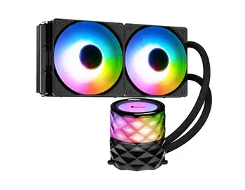 

Jonsbo TW3-240 CPU Water Cooler(Diamond cutting shape / colorful streamer cold head / PWM temperature control / multi-platform)