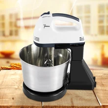 Кухонный Электрический миксер, 100 Вт, яичные венчики, 7 скоростей, домашний торт, маффины, тесто, машина для приготовления пищи