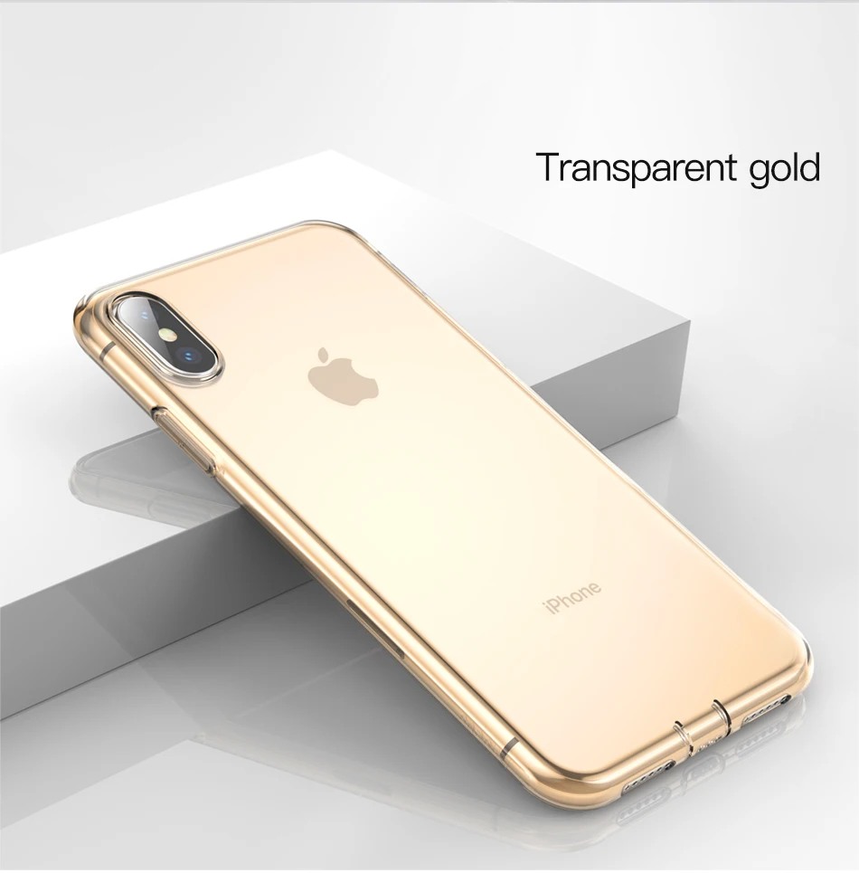 Чехол для телефона Baseus для iPhone Xs Max, Xr, X, S, R, Xsmax, ультра тонкий, мягкий, ТПУ, силиконовый чехол для iPhone, Max, Fundas