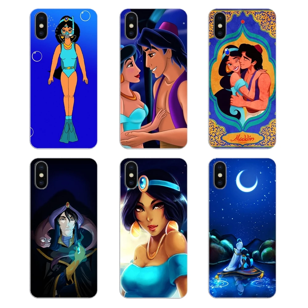 Capa Aladdin and Princess Jasmine Soft Covers For Huawei G7 G8 P7 P8 P9 Lite Honor 4C 5X 5C 6X Mate 7 8 9 Y3 Y5 Y6 II 2 Pro 2017 |