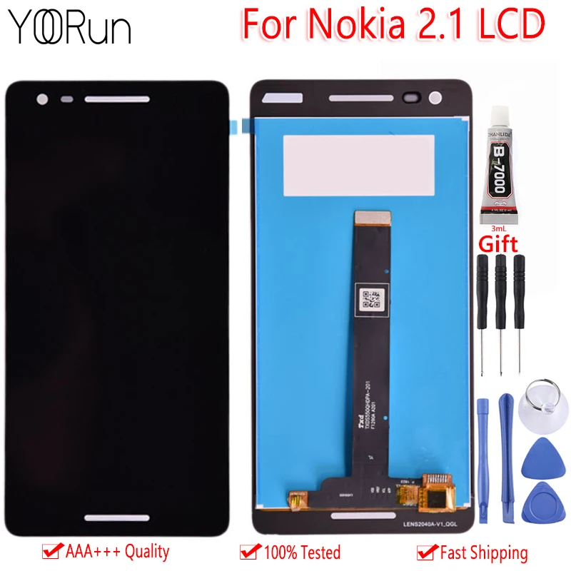 5 &quotОригинальный ЖК-дисплей для Nokia 2 1 сенсорный экран качество AAA дигитайзер в