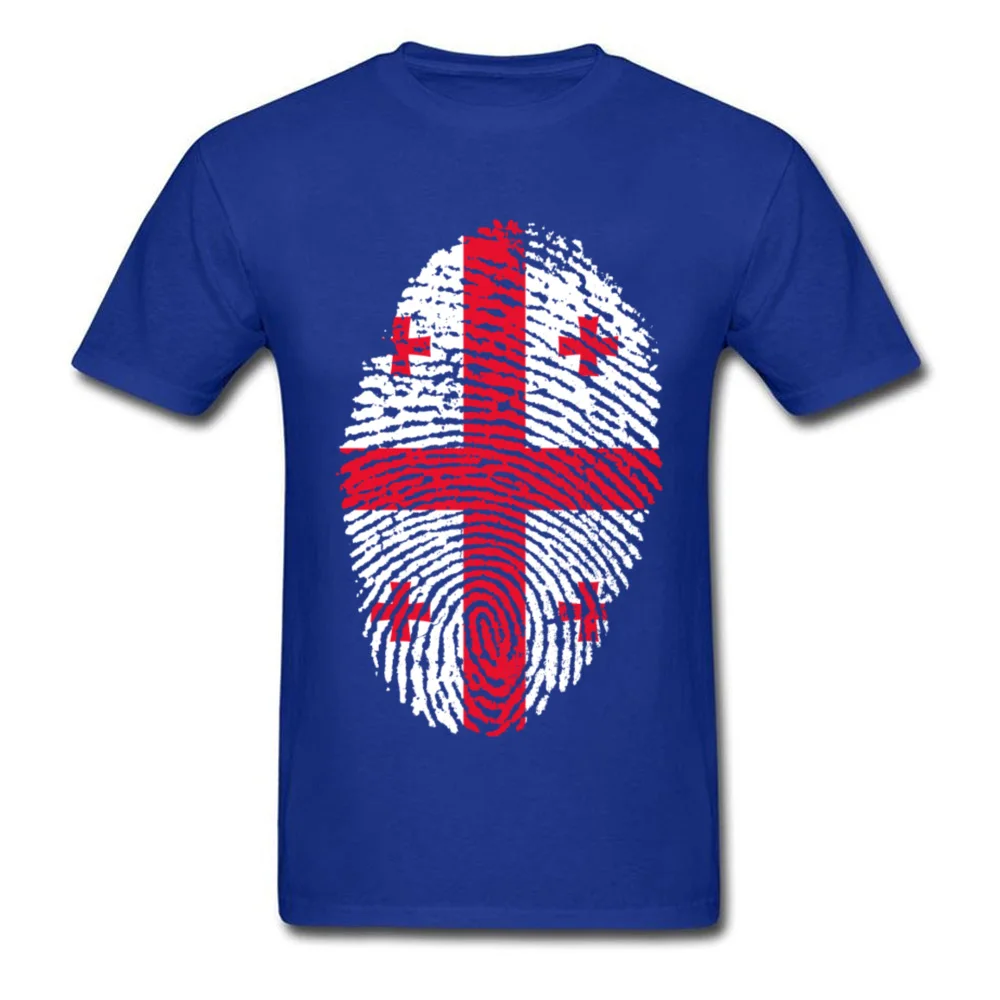 Georgia Flag Fingerprint_blue