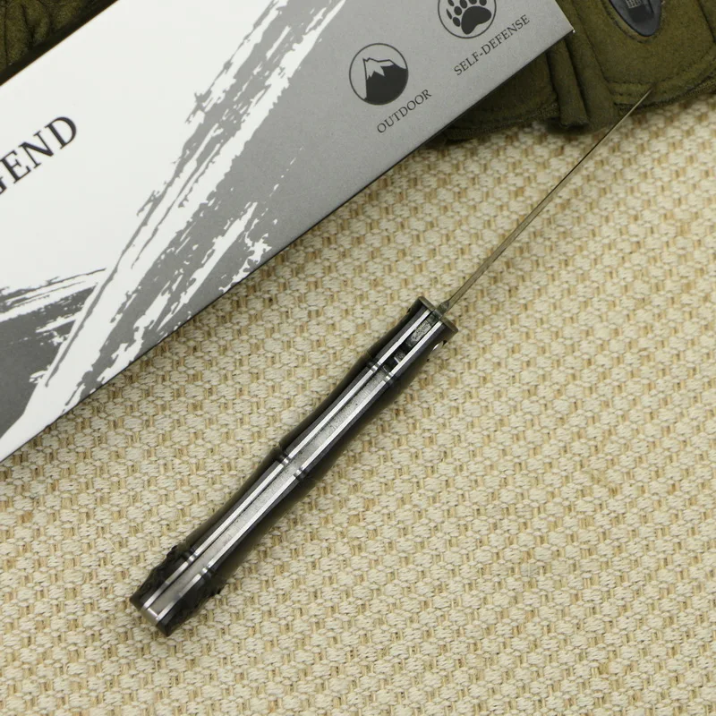 TIGEND TN 3 &quotVG10 лезвие из дамасской стали CF5406 карманный складной нож ручка черного