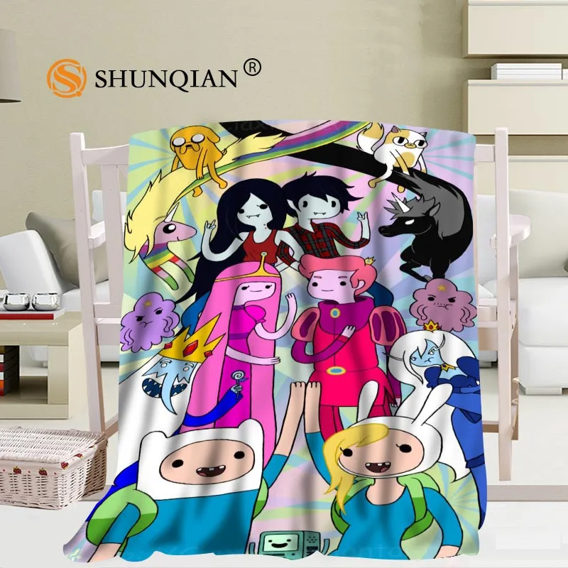 

Adventure Time 03 Blanket Soft DIY Sofa Bed Throw Blanket Kid Adult Warm Custom Blanket 56x80Inch50X60Inch40X50Inch