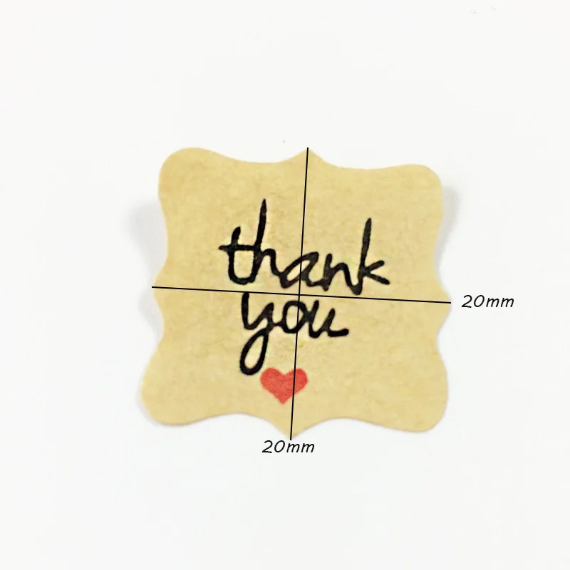 600 Pcs/lot Cute Mini Size Kraft Paper\