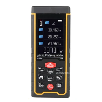 

AS70 70M Digital Laser Distance Meter Rangefinder Distance/Area/Volume Measure Ruler With Battery Data Storage USB Connect PC